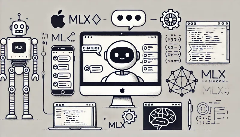 Dashboard showcasing large language model workflows running on Apple MLX.